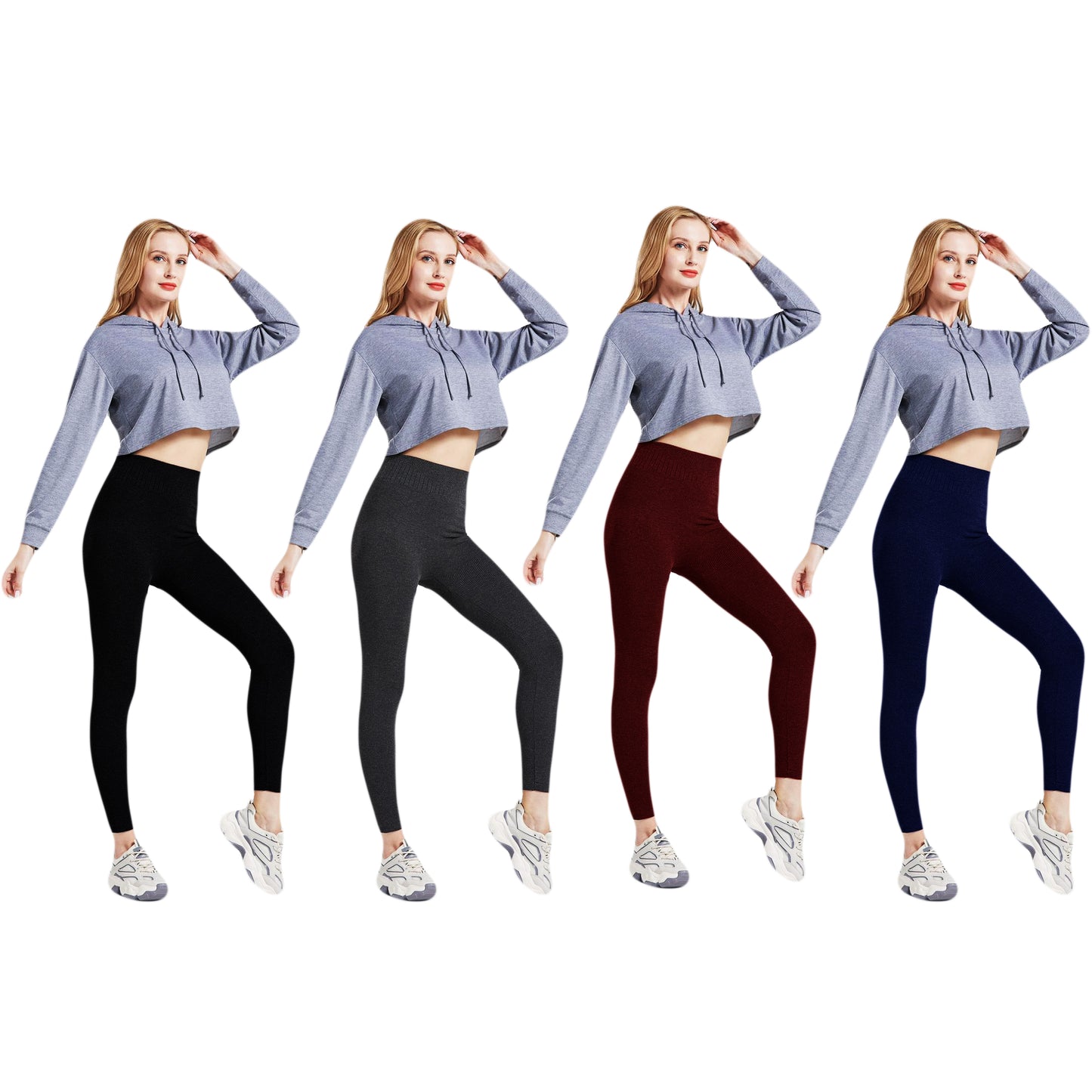 Thermo Leggings (4x Rot)